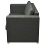 2-teilige Sofagarnitur aus dunkelgrauem Stoff von , Sofas - Ref: Foro24-274214, Preis: 874,03 €, Rabatt: %