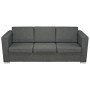 2-teilige Sofagarnitur aus dunkelgrauem Stoff von , Sofas - Ref: Foro24-274214, Preis: 874,03 €, Rabatt: %