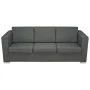 2-unit sofa set in dark gray fabric by , Sofas - Ref: Foro24-274214, Price: 859,00 €, Discount: %