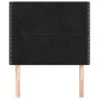 Cabeceros 2 unidades de terciopelo negro 80x5x78/88 cm de , Cabeceros y pies de cama - Ref: Foro24-3116224, Precio: 49,76 €, ...