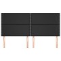 Kopfteile 4 Einheiten aus schwarzem Kunstleder 100x5x78/88 cm von , Kopf- und Fußteile - Ref: Foro24-3116300, Preis: 92,43 €,...