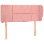 Rosa Samtkopfteil 83x23x78/88 cm von , Kopf- und Fußteile - Ref: Foro24-3117179, Preis: 45,79 €, Rabatt: %