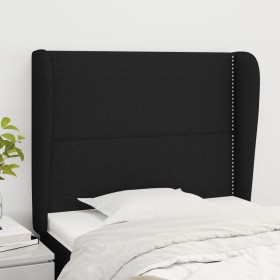 Headboard with black fabric ears 83x23x118/128 cm by , Headboards and footboards - Ref: Foro24-3117792, Price: 61,54 €, Disco...