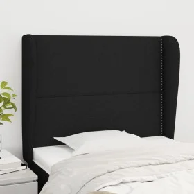 Headboard with black fabric ears 83x23x118/128 cm by , Headboards and footboards - Ref: Foro24-3117792, Price: 60,83 €, Disco...