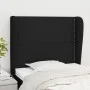 Kopfteil mit schwarzen Stoffohren 83x23x118/128 cm von , Kopf- und Fußteile - Ref: Foro24-3117792, Preis: 60,83 €, Rabatt: %