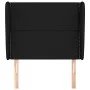 Headboard with black fabric ears 83x23x118/128 cm by , Headboards and footboards - Ref: Foro24-3117792, Price: 60,83 €, Disco...