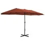 Sonnenschirm mit Aluminiumstange 460x270 cm terrakotta von vidaXL, Sonnenschirme - Ref: Foro24-44872, Preis: 162,95 €, Rabatt: %