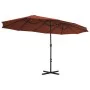 Sonnenschirm mit Aluminiumstange 460x270 cm terrakotta von vidaXL, Sonnenschirme - Ref: Foro24-44872, Preis: 162,95 €, Rabatt: %