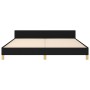 Bed frame with black fabric headboard 160x200 cm by , Beds and slatted bases - Ref: Foro24-3124986, Price: 212,96 €, Discount: %