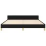 Bettgestell mit schwarzem Stoffkopfteil 160x200 cm von , Betten und Lattenroste - Ref: Foro24-3124986, Preis: 198,74 €, Rabat...