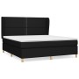 Boxspringbett mit schwarzer Stoffmatratze 160x200 cm von , Betten und Lattenroste - Ref: Foro24-3128455, Preis: 580,73 €, Rab...