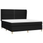 Boxspringbett mit schwarzer Stoffmatratze 160x200 cm von , Betten und Lattenroste - Ref: Foro24-3128455, Preis: 580,73 €, Rab...