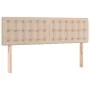 Box spring bed with cappuccino synthetic leather mattress 140x190cm by , Beds and slatted bases - Ref: Foro24-3130780, Price:...