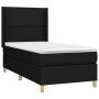 Cama box spring colchón y luces LED tela negro 80x200 cm de , Camas y somieres - Ref: Foro24-3138751, Precio: 302,23 €, Descu...