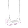 Swing with rope ladder and blue stone rocks PE by vidaXL, Swings and play structures - Ref: Foro24-91695, Price: 54,98 €, Dis...