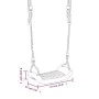 Swing with rope ladder and blue stone rocks PE by vidaXL, Swings and play structures - Ref: Foro24-91695, Price: 54,29 €, Dis...