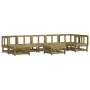Gartenmöbel-Set 8-teilig aus imprägniertem Kiefernholz von , Gartensets - Ref: Foro24-3186283, Preis: 410,82 €, Rabatt: %