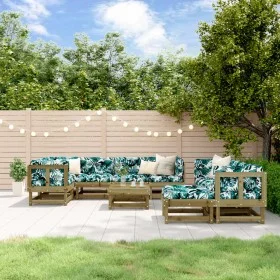 Gartenmöbel-Set 10-teilig aus imprägniertem Kiefernholz von , Gartensets - Ref: Foro24-3186570, Preis: 511,60 €, Rabatt: %