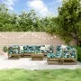 Juego de muebles de jardín 10 pzas madera de pino impregnada de , Conjuntos de jardín - Ref: Foro24-3186570, Precio: 511,55 €...