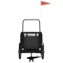 Remolque de bicicleta mascotas hierro tela Oxford negro de , Cochecitos para mascotas - Ref: Foro24-94024, Precio: 118,75 €, ...