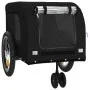 Remolque de bicicleta mascotas hierro tela Oxford negro de , Cochecitos para mascotas - Ref: Foro24-94024, Precio: 118,75 €, ...