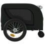 Fahrradanhänger für Haustiere, Eisen, schwarzes Oxford-Gewebe. von , Kinderwagen für Haustiere - Ref: Foro24-94024, Preis: 12...