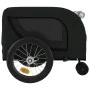 Remolque de bicicleta mascotas hierro tela Oxford negro de , Cochecitos para mascotas - Ref: Foro24-94024, Precio: 118,75 €, ...