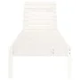 Massive Sonnenliege aus weißem Kiefernholz 199,5x60x74 cm von , Liegen - Ref: Foro24-825067, Preis: 86,27 €, Rabatt: %