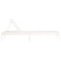 Massive Sonnenliege aus weißem Kiefernholz 199,5x60x74 cm von , Liegen - Ref: Foro24-825067, Preis: 87,08 €, Rabatt: %