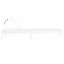 Massive Sonnenliege aus weißem Kiefernholz 199,5x60x74 cm von , Liegen - Ref: Foro24-825067, Preis: 86,27 €, Rabatt: %