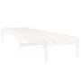 Massive Sonnenliege aus weißem Kiefernholz 199,5x60x74 cm von , Liegen - Ref: Foro24-825067, Preis: 87,08 €, Rabatt: %