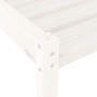Massive Sonnenliege aus weißem Kiefernholz 199,5x60x74 cm von , Liegen - Ref: Foro24-825067, Preis: 87,08 €, Rabatt: %