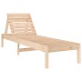Tumbona madera maciza de pino 199,5x60x74 cm de , Tumbonas - Ref: Foro24-825065, Precio: 99,29 €, Descuento: %