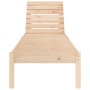 Tumbona madera maciza de pino 199,5x60x74 cm de , Tumbonas - Ref: Foro24-825065, Precio: 99,29 €, Descuento: %