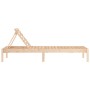 Tumbona madera maciza de pino 199,5x60x74 cm de , Tumbonas - Ref: Foro24-825065, Precio: 99,29 €, Descuento: %