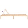 Tumbona madera maciza de pino 199,5x60x74 cm de , Tumbonas - Ref: Foro24-825065, Precio: 99,29 €, Descuento: %