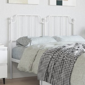 Kopfteil aus weißem Metall, 120 cm von , Kopf- und Fußteile - Ref: Foro24-373967, Preis: 28,33 €, Rabatt: %