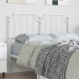 Cabecero de metal blanco 120 cm de , Cabeceros y pies de cama - Ref: Foro24-373967, Precio: 28,97 €, Descuento: %