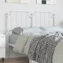 White metal headboard 120 cm by , Headboards and footboards - Ref: Foro24-373967, Price: 28,33 €, Discount: %