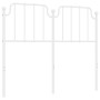 Cabecero de metal blanco 120 cm de , Cabeceros y pies de cama - Ref: Foro24-373967, Precio: 28,97 €, Descuento: %
