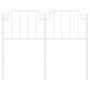 Cabecero de metal blanco 120 cm de , Cabeceros y pies de cama - Ref: Foro24-373967, Precio: 28,97 €, Descuento: %