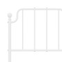 Cabecero de metal blanco 120 cm de , Cabeceros y pies de cama - Ref: Foro24-373967, Precio: 28,97 €, Descuento: %