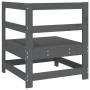 Massive Ecksitzgarnitur aus grauem Kiefernholz. von , Modulare Sofas für den Außenbereich - Ref: Foro24-825473, Preis: 80,22 ...