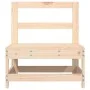 Mittleres Gartensofa aus massivem Kiefernholz von , Modulare Sofas für den Außenbereich - Ref: Foro24-825478, Preis: 65,62 €,...