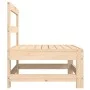 Mittleres Gartensofa aus massivem Kiefernholz von , Modulare Sofas für den Außenbereich - Ref: Foro24-825478, Preis: 65,62 €,...