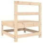 Mittleres Gartensofa aus massivem Kiefernholz von , Modulare Sofas für den Außenbereich - Ref: Foro24-825478, Preis: 65,62 €,...