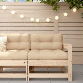 Massive Ecksitzgarnitur aus Kiefernholz für den Garten von , Modulare Sofas für den Außenbereich - Ref: Foro24-825499, Preis:...