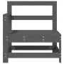 Massive Ecksitzgarnitur aus grauem Kiefernholz. von , Modulare Sofas für den Außenbereich - Ref: Foro24-825501, Preis: 79,86 ...