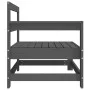 Massive Ecksitzgarnitur aus grauem Kiefernholz. von , Modulare Sofas für den Außenbereich - Ref: Foro24-825501, Preis: 79,86 ...