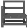 Sofás de esquina de jardín 2 uds madera maciza de pino gris by , Modular outdoor sofas - Ref: Foro24-825508, Price: 134,75 €,...